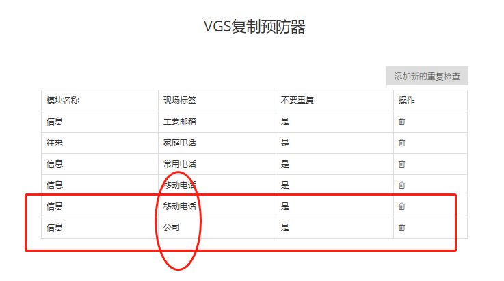 添加VtigerCRM规则