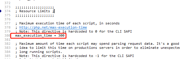 max_execution_time