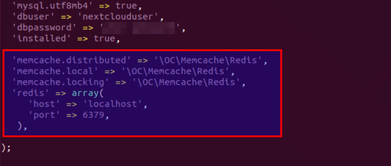 OC\Memcache\Redis