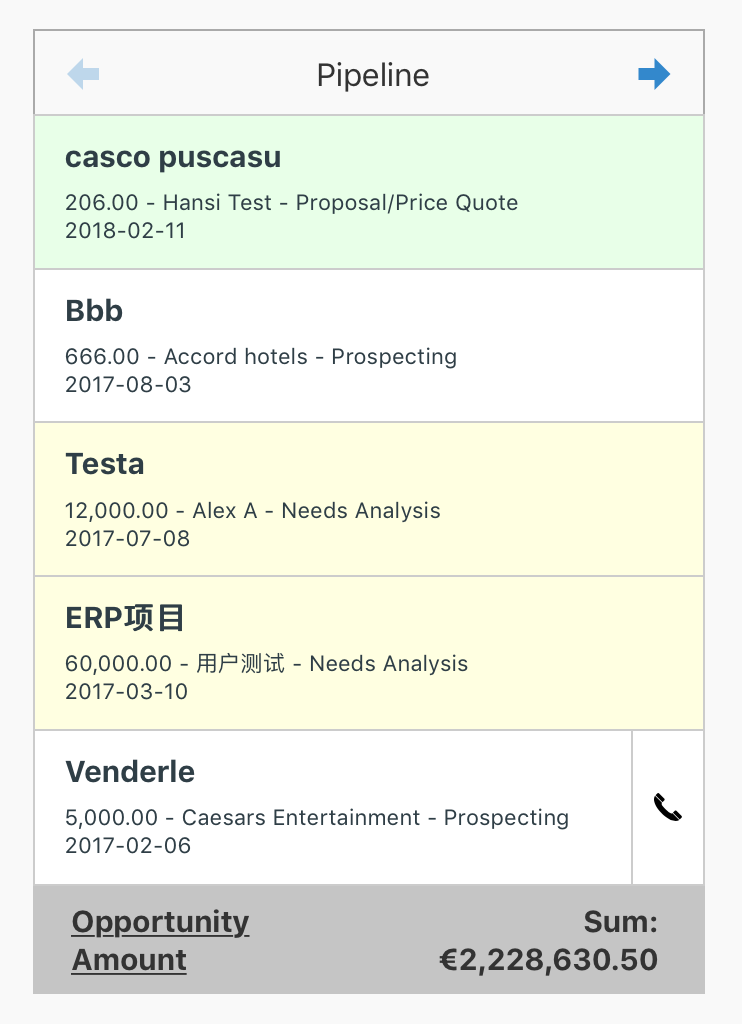 QuickCRM 移动端