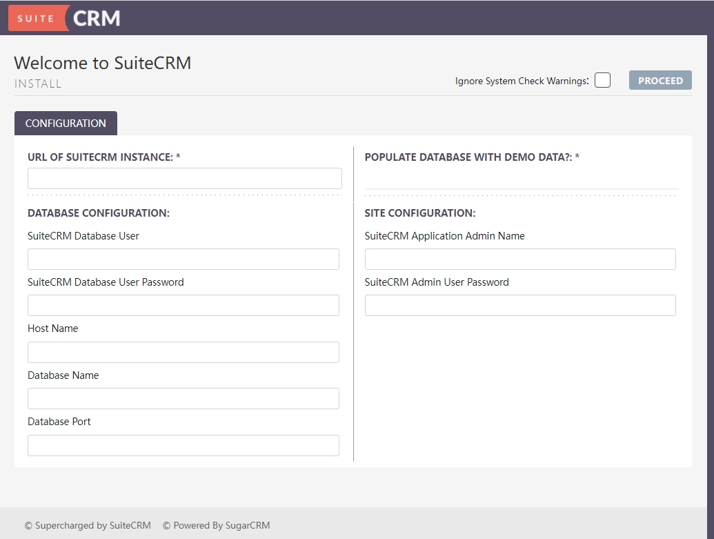 Suitecrm 8 安装